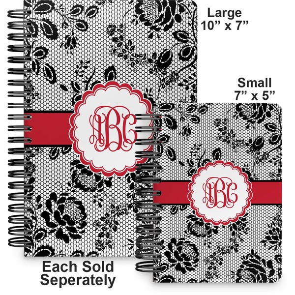 Black Lace Spiral Journal - Comparison