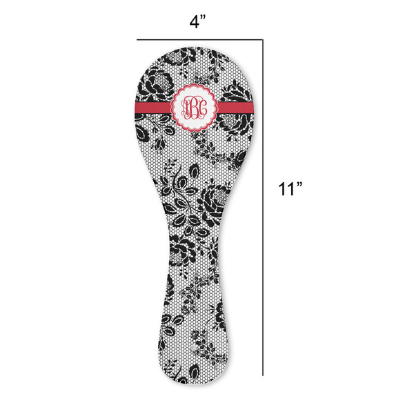 Black Lace Spoon Rest Trivet - APPROVAL