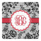Black Lace Square Decal