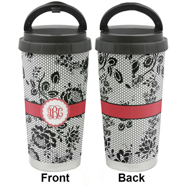 Black Lace Stainless Steel Travel Cup - Apvl