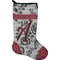 Black Lace Holiday Stocking - Neoprene (Personalized)