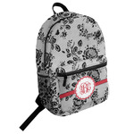 Black Lace Student Backpack (Personalized)