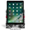 Black Lace Stylized Tablet Stand - Front with ipad