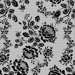Black Lace Fabric by the Yard