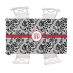 Black Lace Tablecloth - 58"x102" (Personalized)