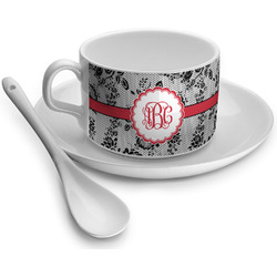 Black Lace Tea Cup (Personalized)