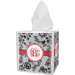 Black Lace Tissue Box Cover (Personalized)