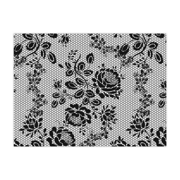 Custom Black Lace Large Tissue Papers Sheets - Heavyweight