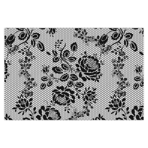 Custom Black Lace Tissue Paper Sheets - X-Large - Heavyweight