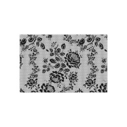 Black Lace Small Tissue Papers Sheets - Lightweight