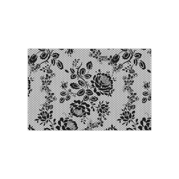 Custom Black Lace Small Tissue Papers Sheets - Lightweight