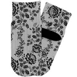 Black Lace Toddler Ankle Socks