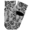 Black Lace Toddler Ankle Socks - Single Pair - Front and Back
