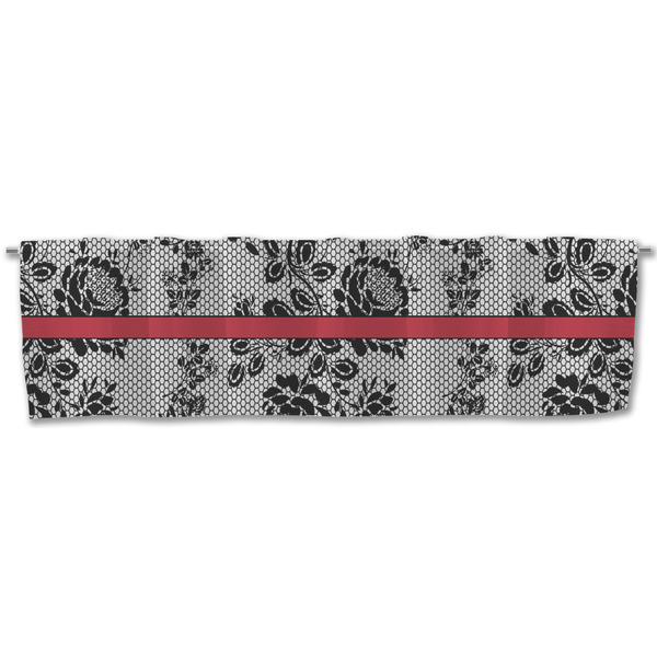 Black Lace Valance - Front