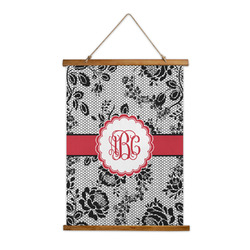 Black Lace Wall Hanging Tapestry (Personalized)