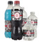 Black Lace Water Bottle Label - Multiple Bottle Sizes