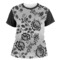 Black Lace Women's Crew T-Shirt - 2X Large
