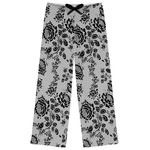 Black Lace Womens Pajama Pants - XS