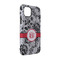 Black Lace iPhone Case - Rubber Lined - iPhone 14 (Personalized)