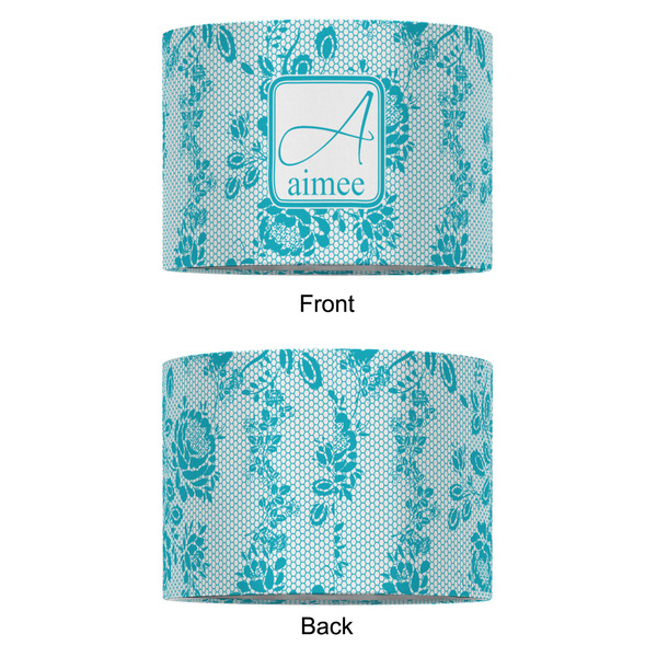 Lace 12" Drum Lampshade - APPROVAL (Fabric)