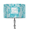 Lace 12" Drum Lampshade - ON STAND (Fabric)