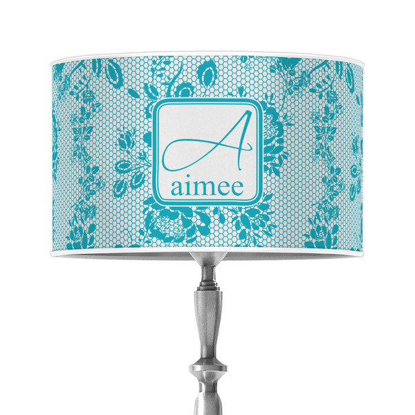 Custom Lace 12" Drum Lamp Shade - Poly-film (Personalized)