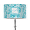 Lace 12" Drum Lampshade - ON STAND (Poly Film)