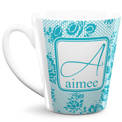 Lace 12 Oz Latte Mug (Personalized)