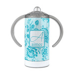 Lace 12 oz Stainless Steel Sippy Cup (Personalized)