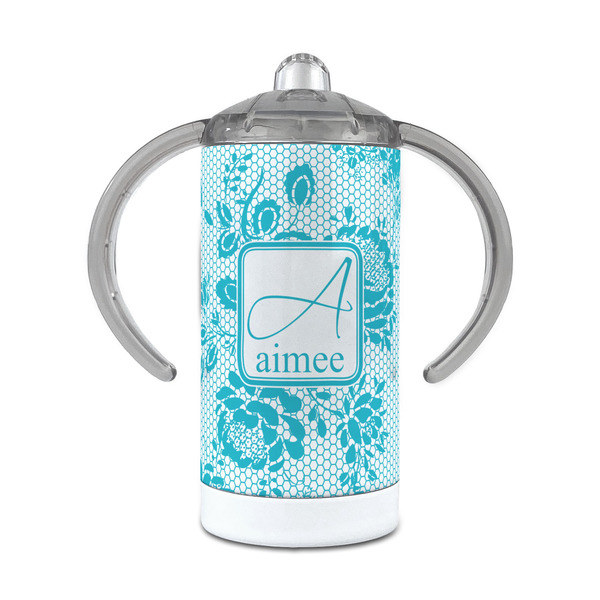 Custom Lace 12 oz Stainless Steel Sippy Cup (Personalized)