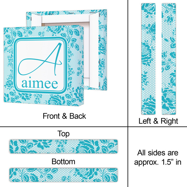 Lace 12x12 - Canvas Print - Approval