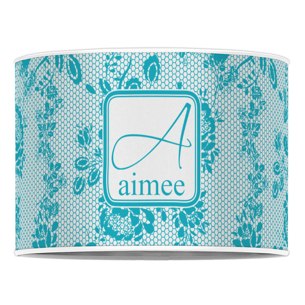 Lace 16" Drum Lampshade - FRONT (Poly Film)