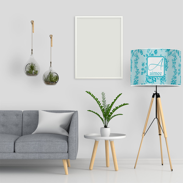 Lace 16" Drum Lampshade - LIFESTYLE