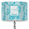 Lace 16" Drum Lampshade - ON STAND (Poly Film)