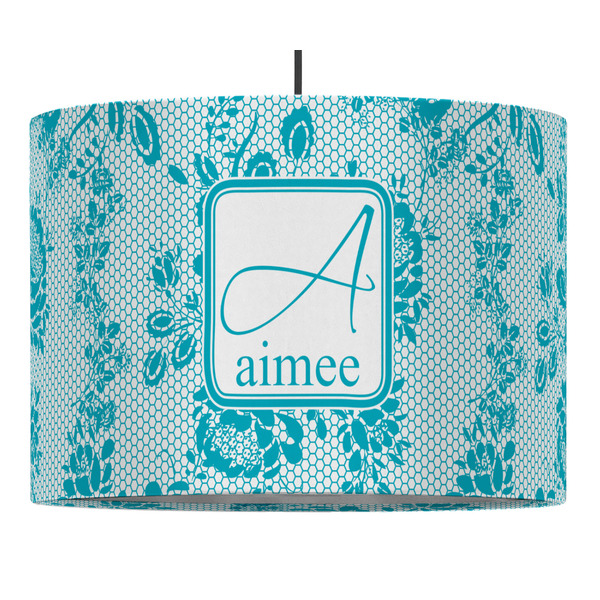 Custom Lace Drum Pendant Lamp (Personalized)