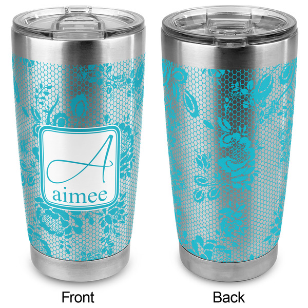 Lace 20oz SS Tumbler - Full Print - Approval