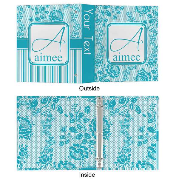 Lace 3 Ring Binders - Full Wrap - 1" - APPROVAL