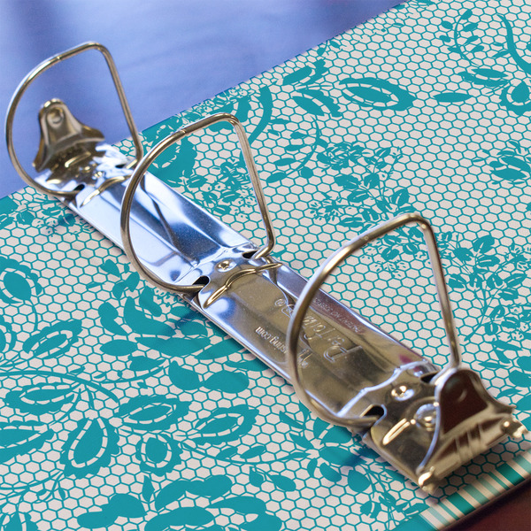 Lace 3 Ring Binders - Full Wrap - 2" - DETAIL