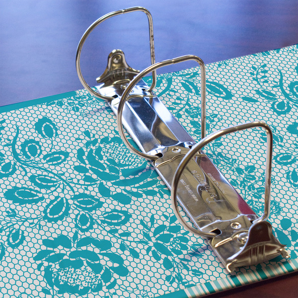 Lace 3 Ring Binders - Full Wrap - 3" - DETAIL