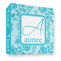 Lace 3 Ring Binder - Full Wrap - 3" (Personalized)