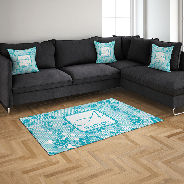 Lace 4'x6' Indoor Area Rugs - IN CONTEXT