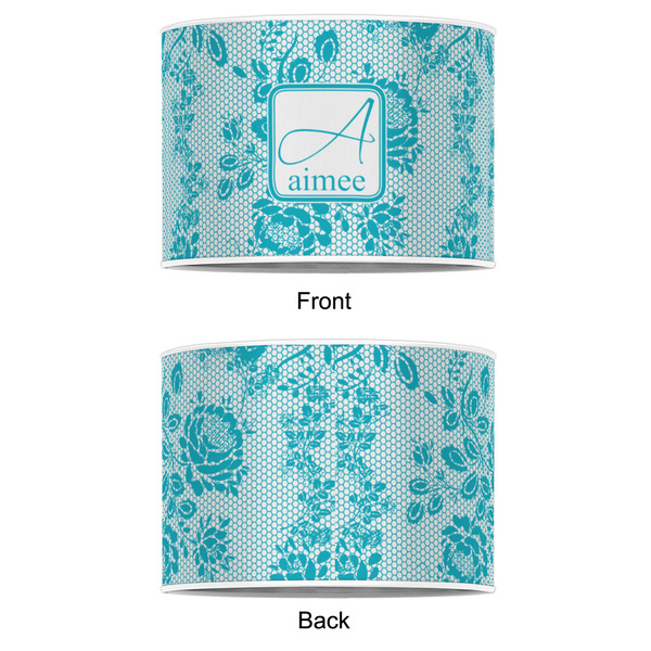 Lace 8" Drum Lampshade - APPROVAL (Poly Film)