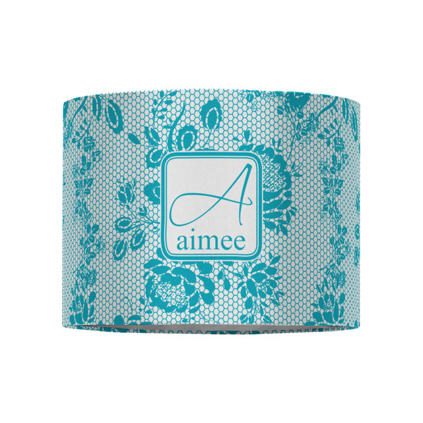 Lace 8" Drum Lampshade - FRONT (Fabric)