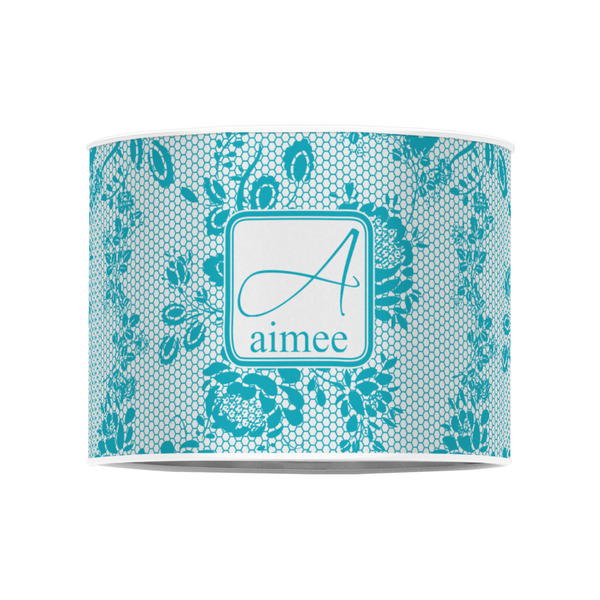 Lace 8" Drum Lampshade - FRONT (Poly Film)