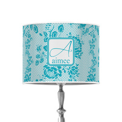 Lace 8" Drum Lamp Shade - Poly-film (Personalized)