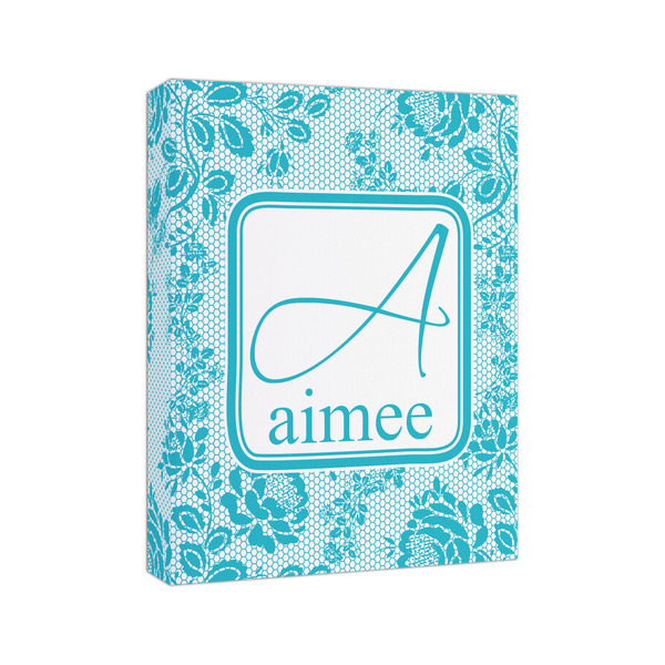 Lace 8x10 - Canvas Print - Angled View