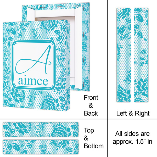 Lace 8x10 - Canvas Print - Approval