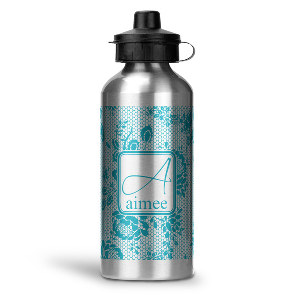 Custom Lace Water Bottles - 20 oz - Aluminum (Personalized)