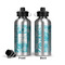 Lace Aluminum Water Bottle - Front and Back