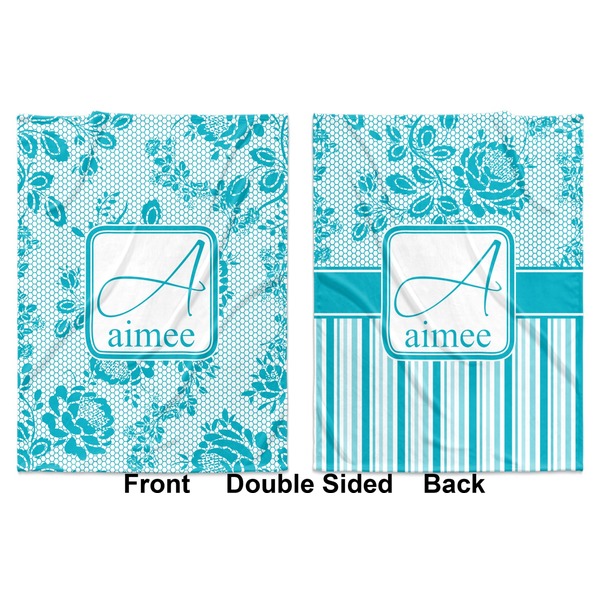 Lace Baby Blanket (Double Sided - Printed Front and Back)